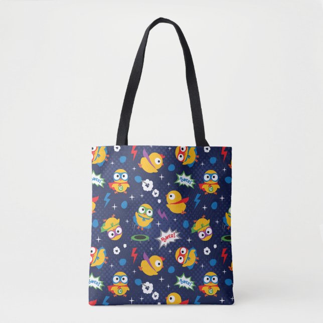Tote Bag Poulet de superhéros (Devant)