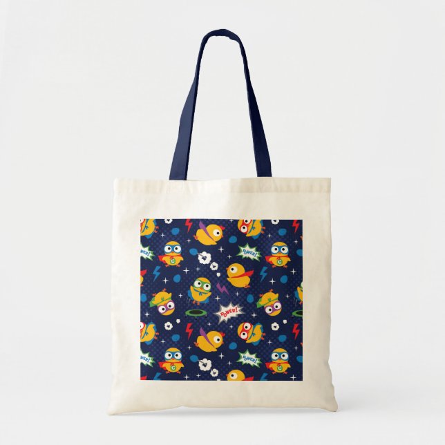 Tote Bag Poulet de superhéros (Devant)