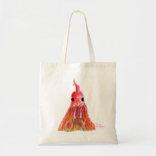 Tote Bag Poulet heureux de poule "QUEENIE" par Shirley