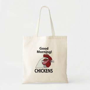 Tote Bag Poulets Bon Matin Drôle Poulets