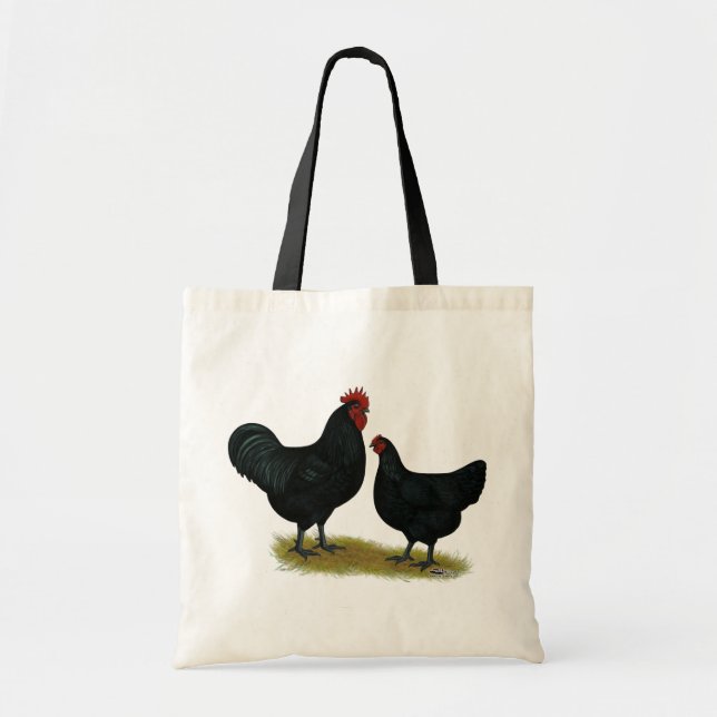 Tote Bag Poulets de géant du Jersey (Devant)