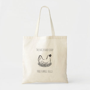 Tote Bag Poulets de Jardin agricole