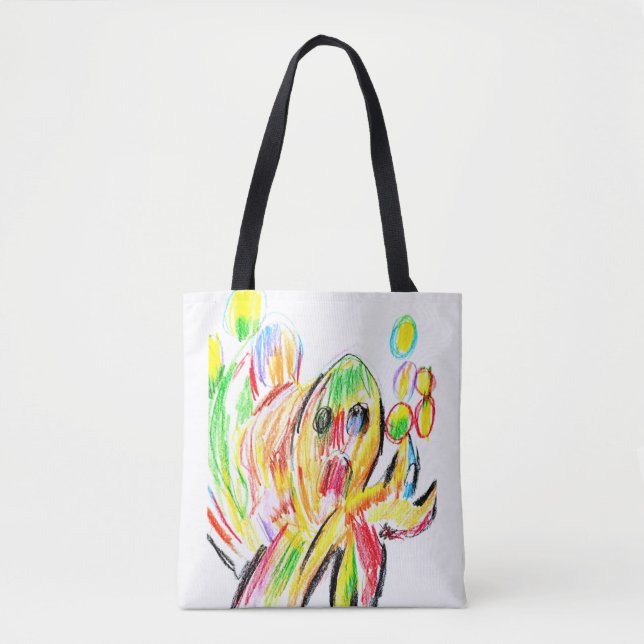 Tote Bag Poulpe coloré  (Devant)