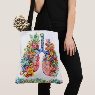Tote Bag Poumons floraux - Voir retour