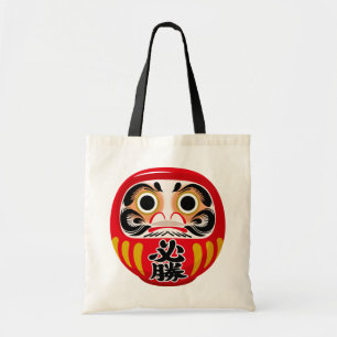 Tote Bag Poupée Daruma (charme traditionnel japonais de cha