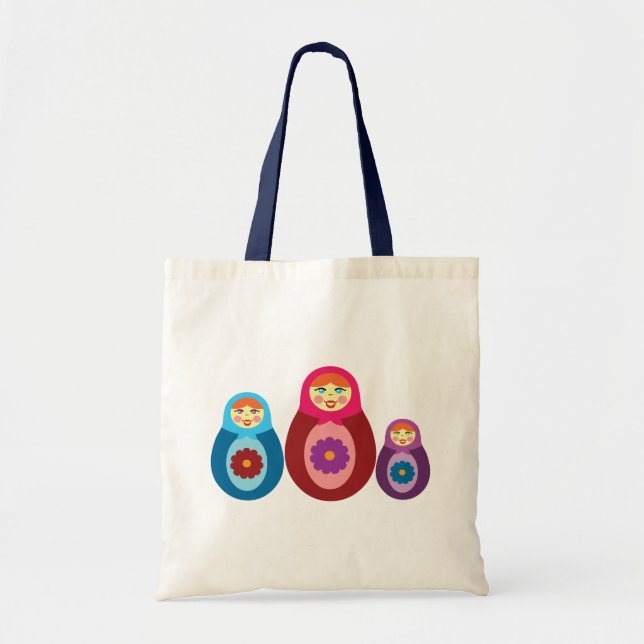 Tote Bag Poupées de Matryoshka (Devant)