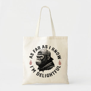 Tote Bag Pour autant que je sache, je suis un délicieux sin