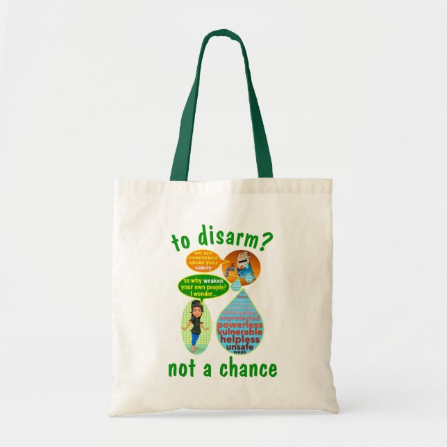 Tote Bag Pour désarmer fourre-tout ? (Devant)