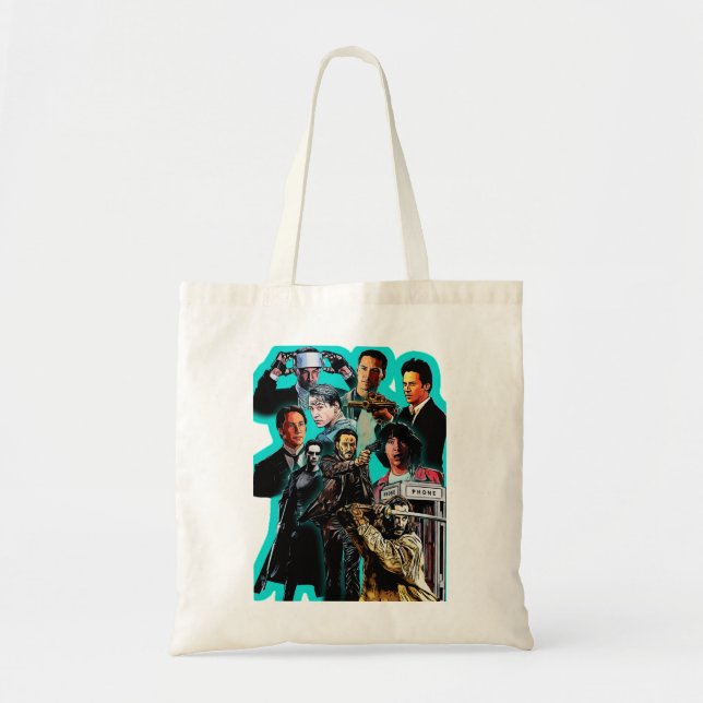 Tote Bag Pour Hommes Femmes Keanu Art Reeves Cadeaux Pour B (Devant)