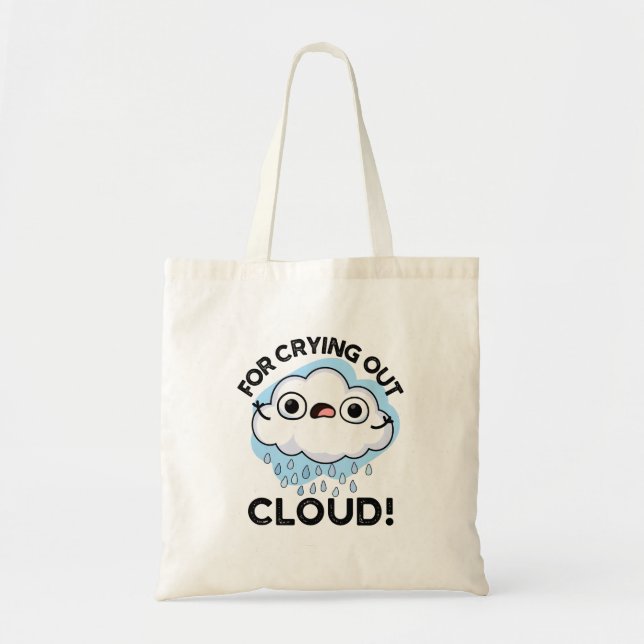 Tote Bag Pour la séchage Cloud amusant plume météorologique (Devant)