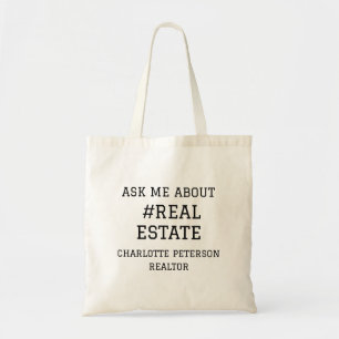 Tote Bag Pour l'immobilier ou l'agent immobilier