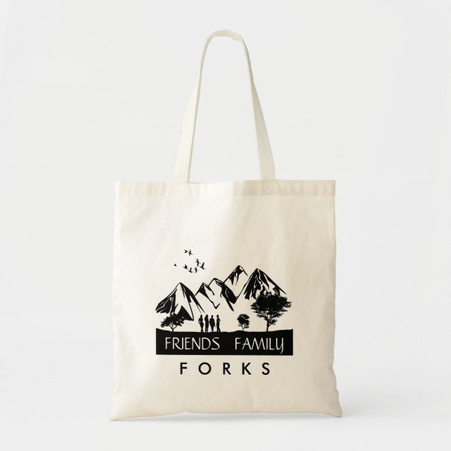 Tote Bag Pour toujours fourchettes (Devant)