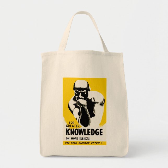 Tote Bag Pour une meilleure connaissance (Devant)