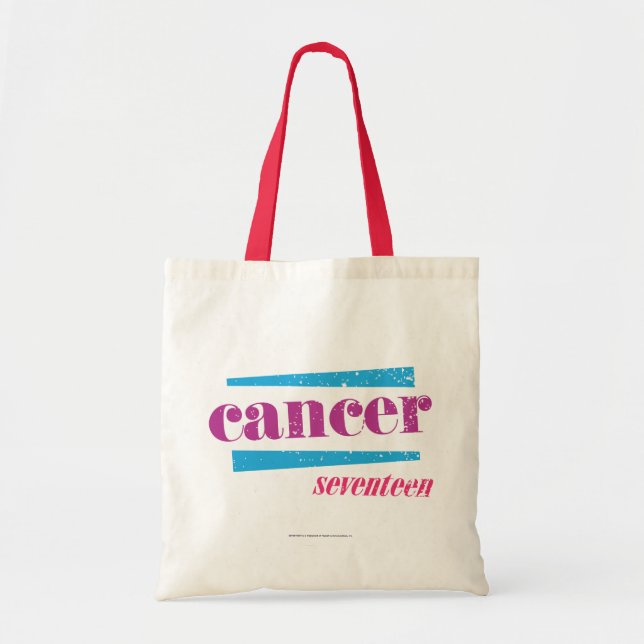 Tote Bag Pourpre de Cancer (Devant)