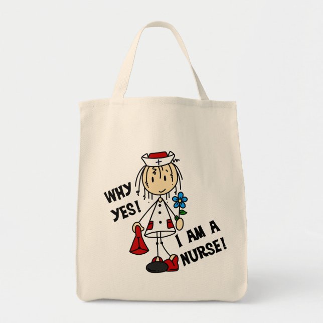 Tote Bag Pourquoi je suis infirmière (Devant)