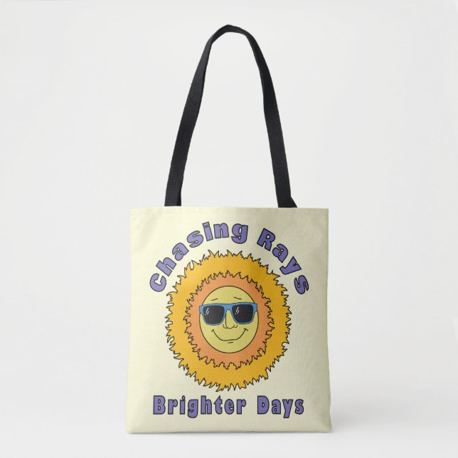 Tote Bag Poursuivre les rayons (Devant)