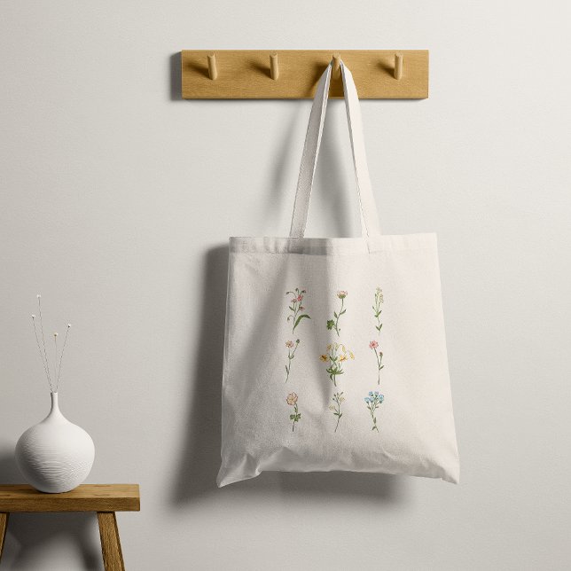 Tote Bag Poussée de Floraison (Créateur téléchargé)