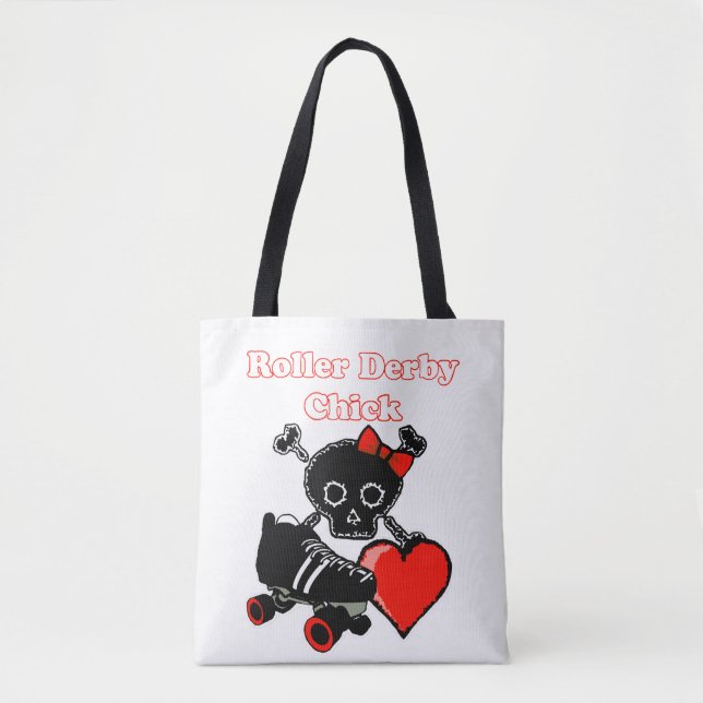 Tote Bag Poussette à rouleaux Derby (rouge) (Devant)
