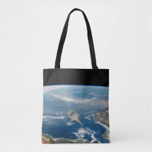 Tote Bag Poussière Sur La Mer Méditerranée Et L'Île Chypre