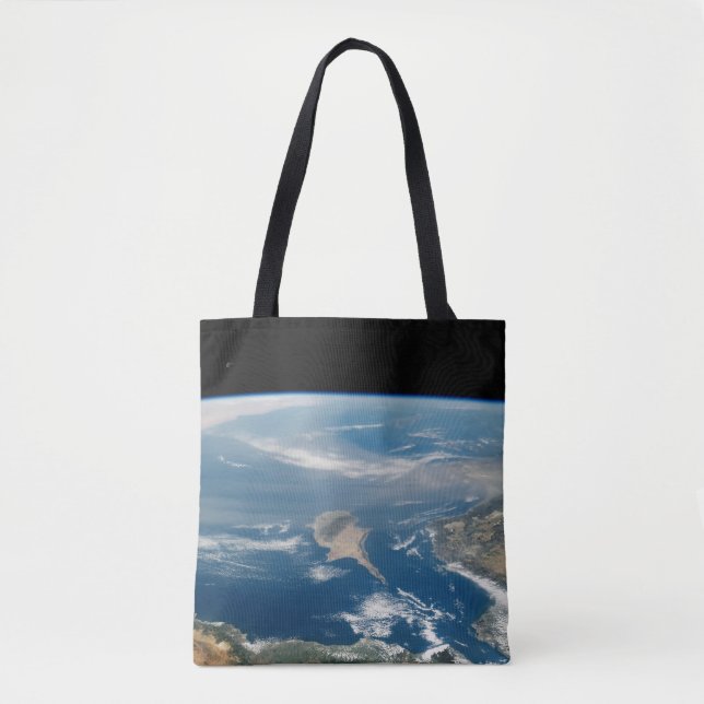 Tote Bag Poussière Sur La Mer Méditerranée Et L'Île Chypre (Devant)