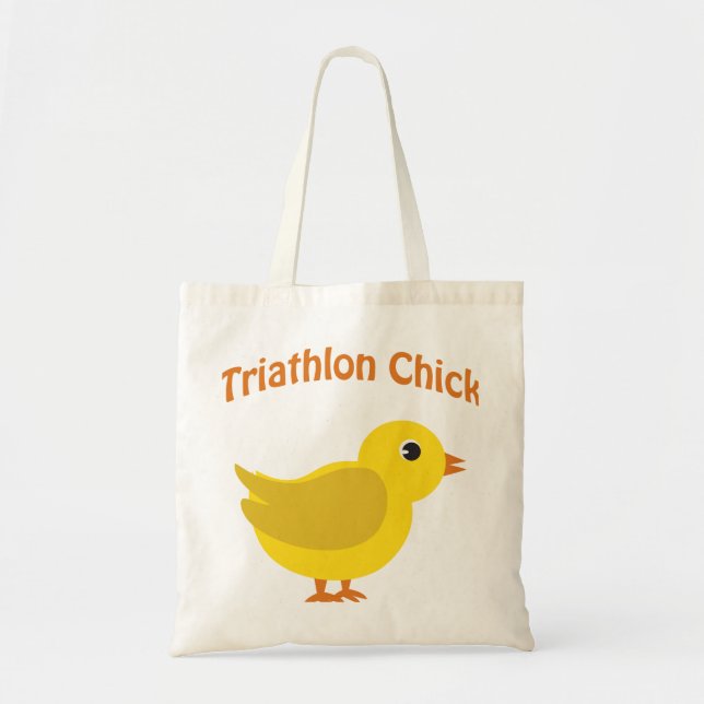 Tote Bag Poussin de triathlon (Devant)