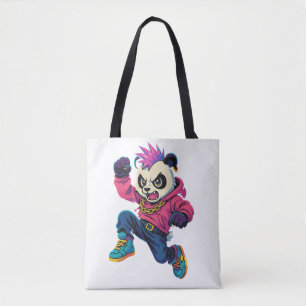 Tote Bag Pouvoir de Panda Punk