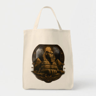 Tote Bag Pouvoir Tranquille Grande Design Sphinx Egypte