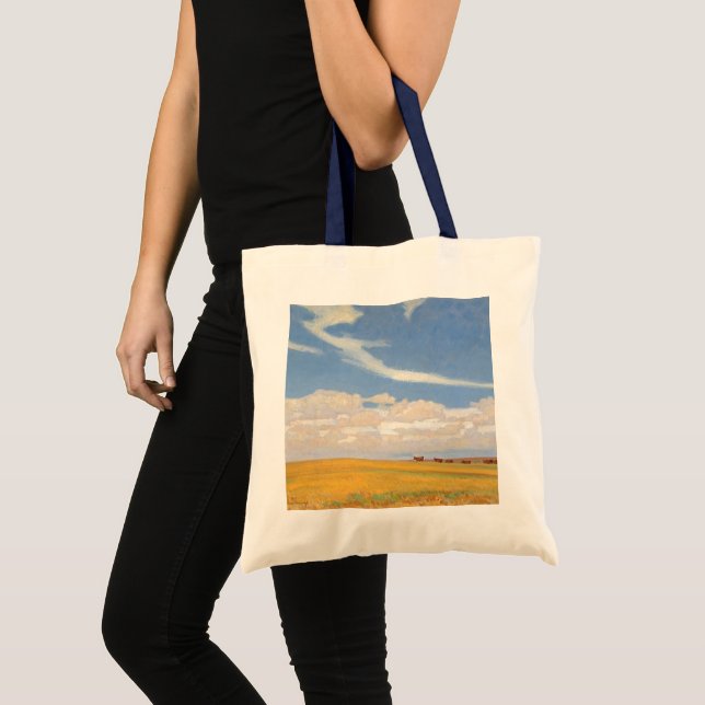 Tote Bag Prairie après l'orage par Maynard Dixon, Art ancie (Devant (produit))
