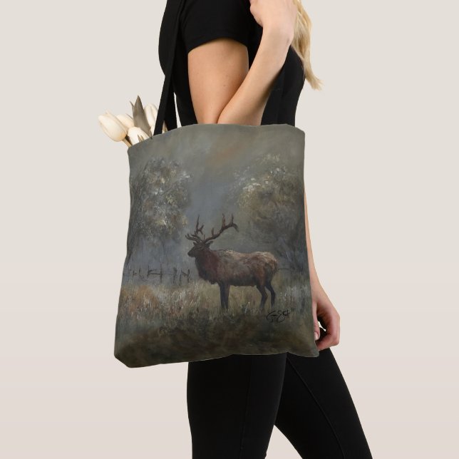Tote Bag Prairie aux élans (De près)