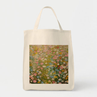Tote Bag Prairie de fleurs sauvages colorées 2