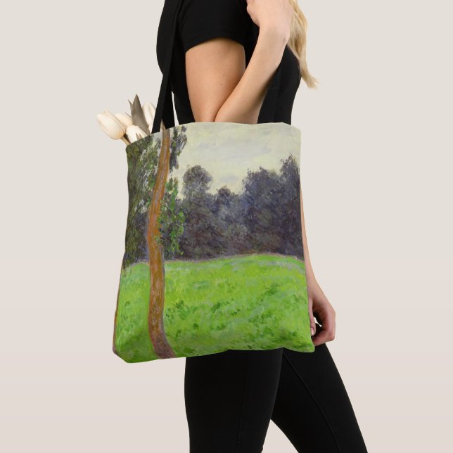 Tote Bag Prairie de La de dans de Claude Monet | Deux (De près)