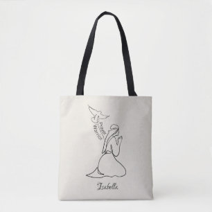 Tote Bag Prayer Guerrier Conception et Personnaliser Nom