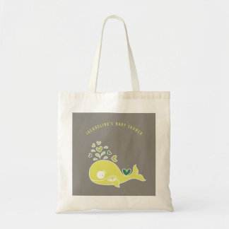 Tote Bag Pregnant Green maman Baby shower Cadeau