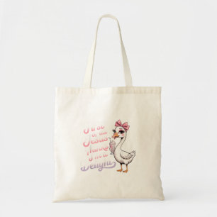 Tote Bag Premier Jésus pense une conception d'oie délice 6