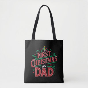 Tote Bag Premier Noël Comme Papa Correspondait Noël