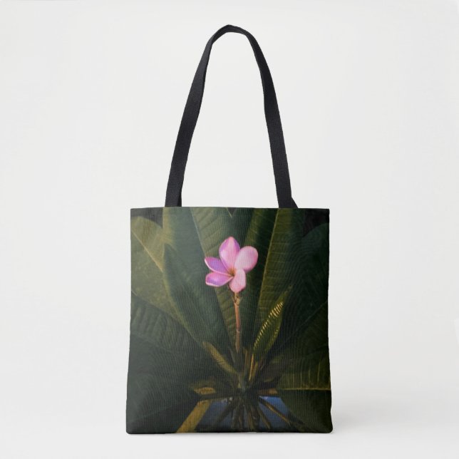 Tote Bag Première Floraison, Plumeria (Devant)