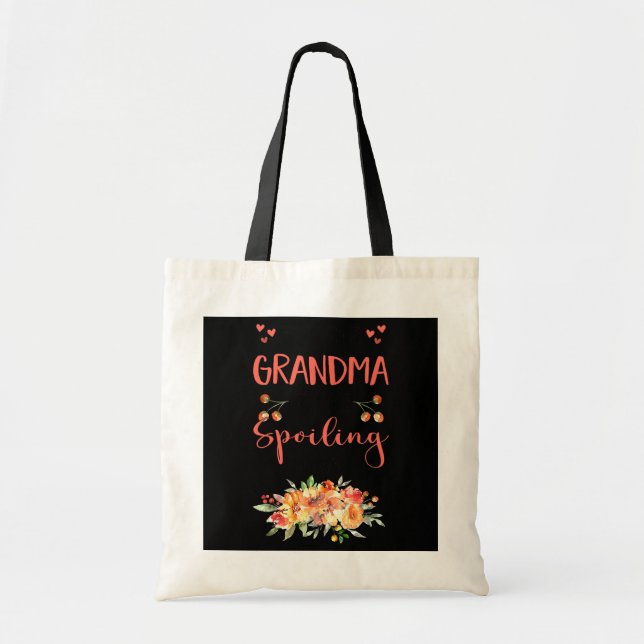 Tote Bag Première fois Grand-mère laisse le Spoiling commen (Devant)