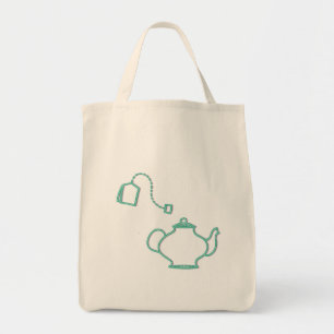 Tote Bag Prenez du thé avec moi Pot et Teabag