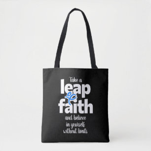 Tote Bag Prenez Un Leap De Foi & Croire... Mug
