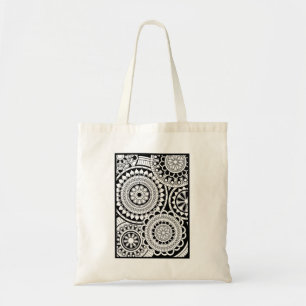 Tote Bag Préparez pour colorer la conception de coloration