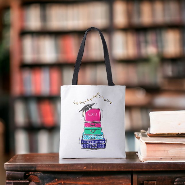 Tote Bag Preppy High School Graduation College valise (Créateur téléchargé)