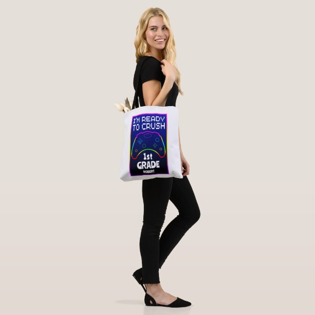 Tote Bag Prêt à écraser la rentrée sur mesure  (Sur le modèle)