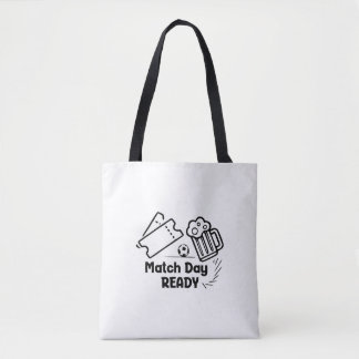Tote Bag Prêt pour le jour du match