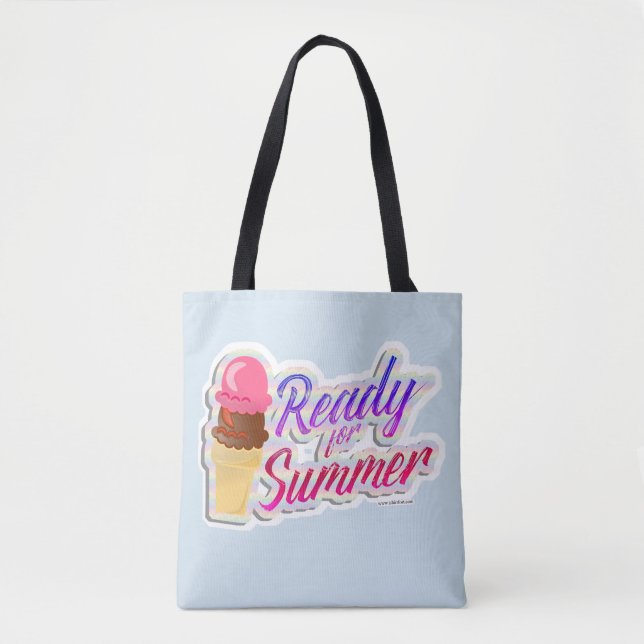 Tote Bag Prêt pour l'Epic Dessert Design Slogan (Devant)