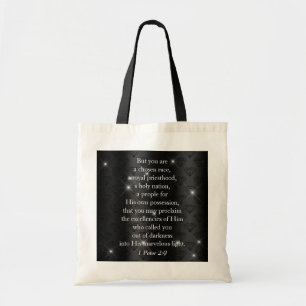 Tote Bag Prêtrise royale Écriture biblique Élégant