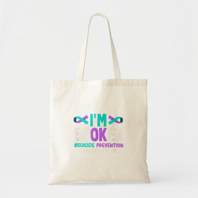 Tote Bag Prévention de la sensibilisation à la rupture (Devant)