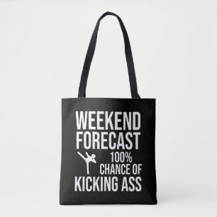 Tote Bag Prévisions de week-end - 100 % de chances de défon