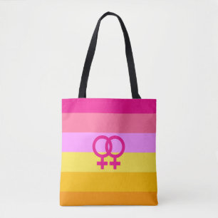 Tote Bag Pride de l'aube lesbienne WLW
