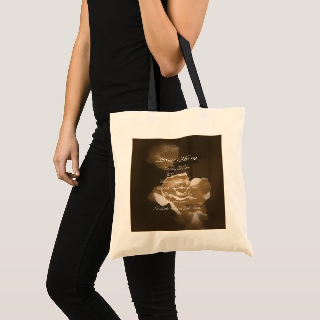 Tote Bag Prière de Hail Mary (Devant (produit))