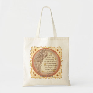 Tote Bag Prière de sérénité de l'ange chrétien